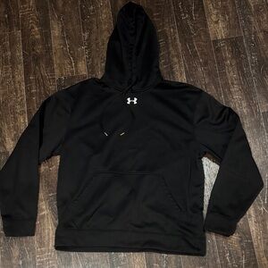 Under Armour Black Hoodie for Men - Medium